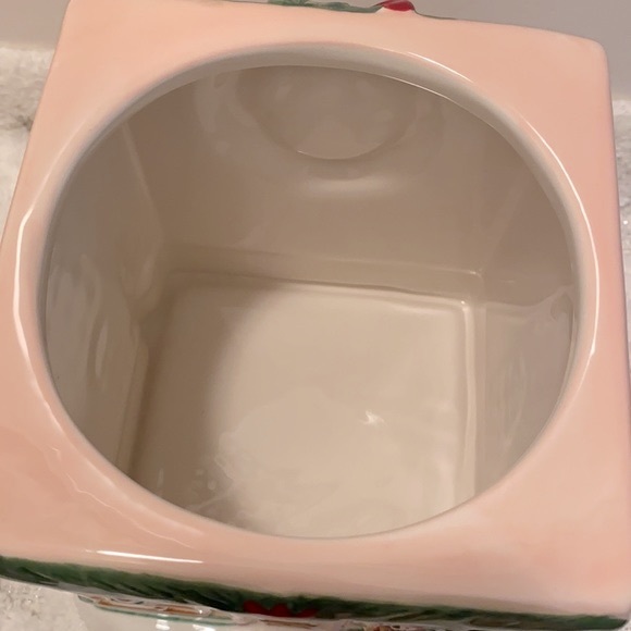 Christmas BAKERY Pink Gingerbread Cookie Jar - Picture 7 of 7